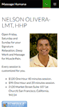 Mobile Screenshot of massagehumana.com