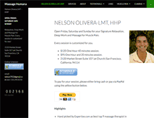 Tablet Screenshot of massagehumana.com